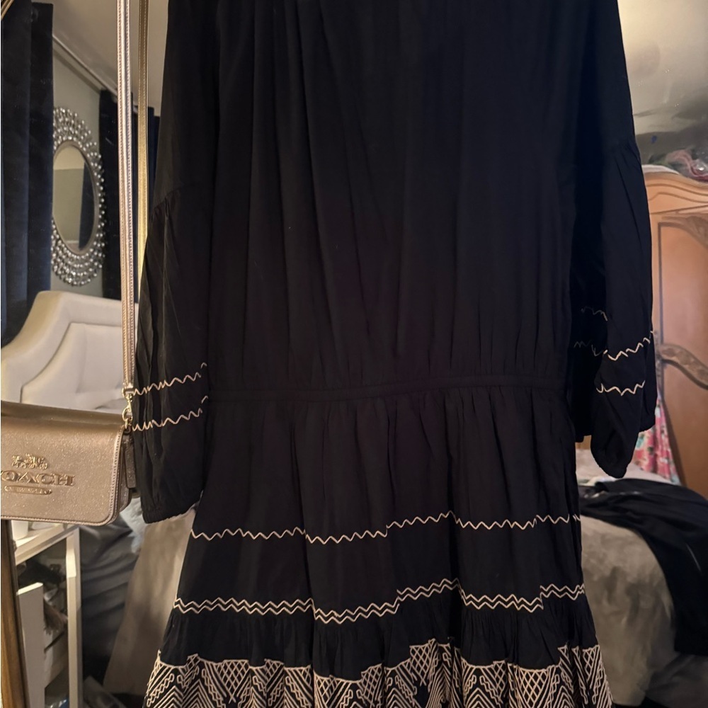 Lauren Ralph Lauren cotton Voile embroidered peasant dress - Picture 6 of 8